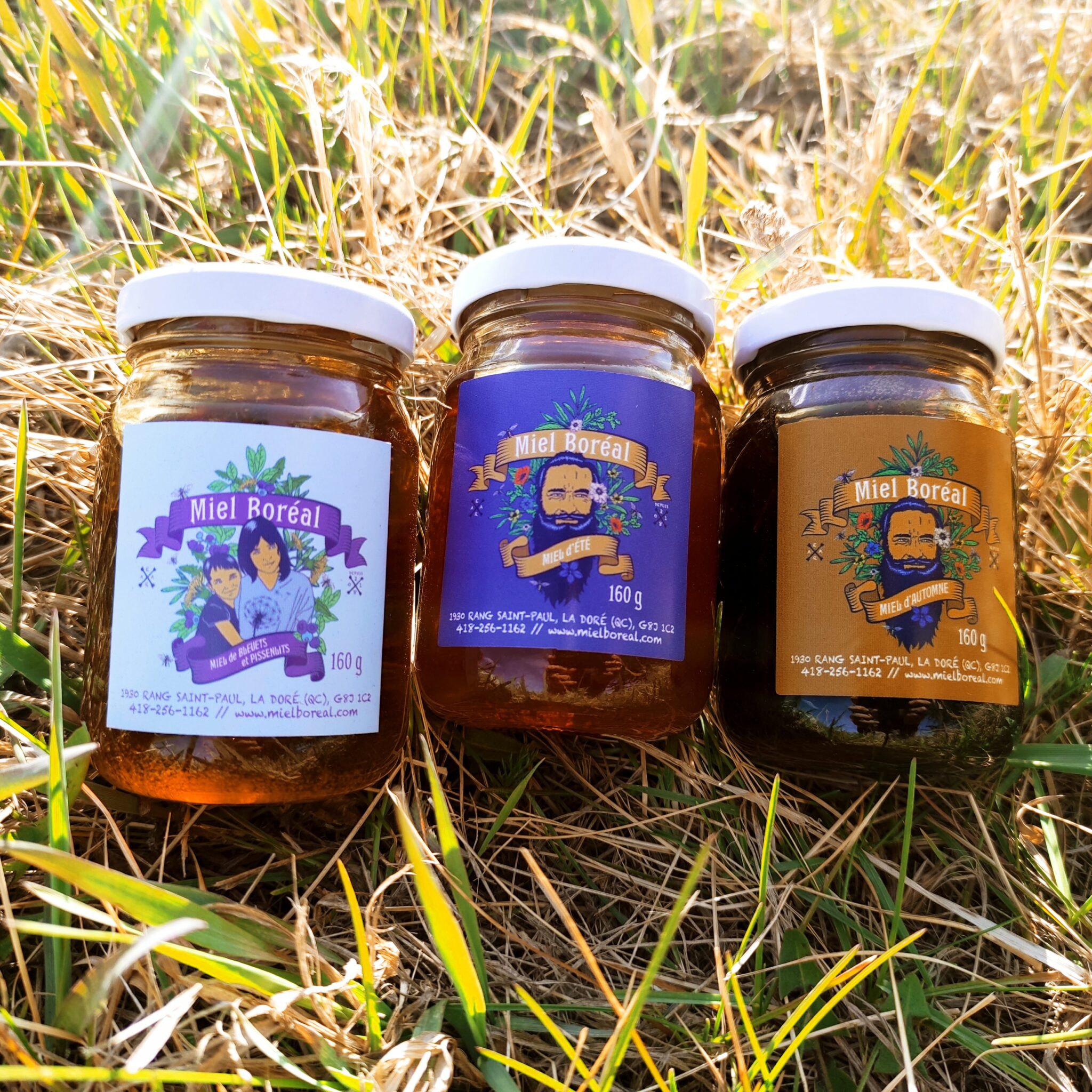 Miel brut d'automne biologique - 500 g – Douceurs des Appalaches