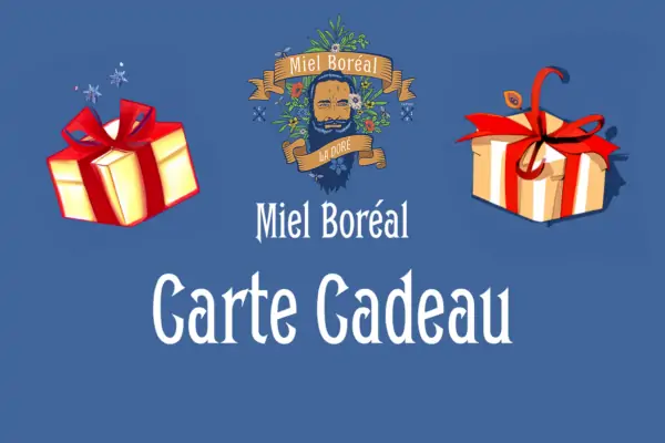 Carte Cadeau pour amateurs de miel brut !